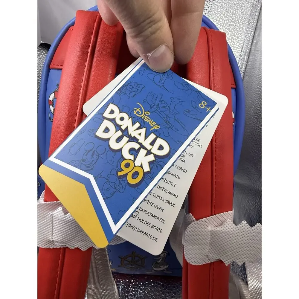 NWT Donald Duck 90th Anniversary Lenticular Loungefly Backpack - Minor Marks